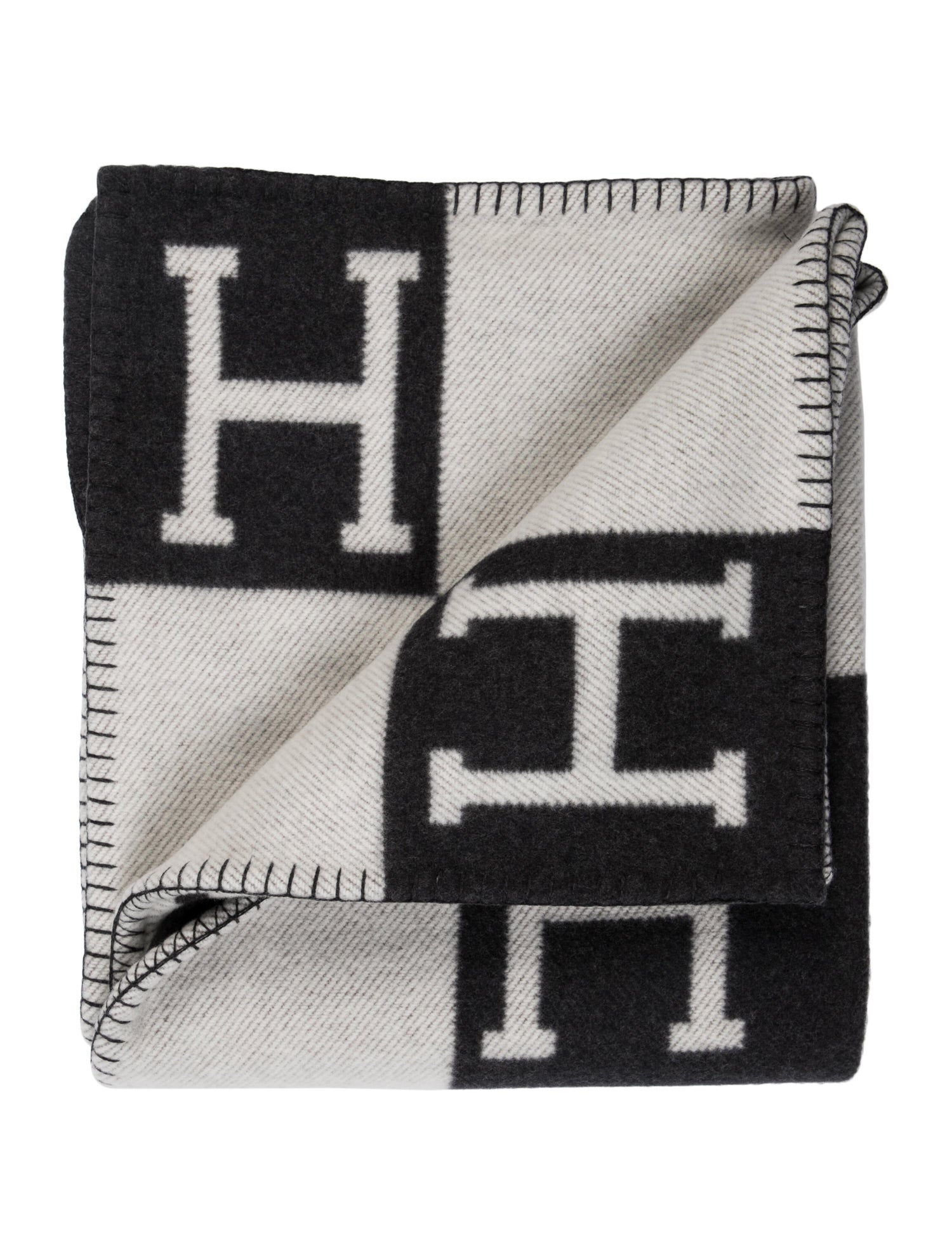 Hermes blanket, black 