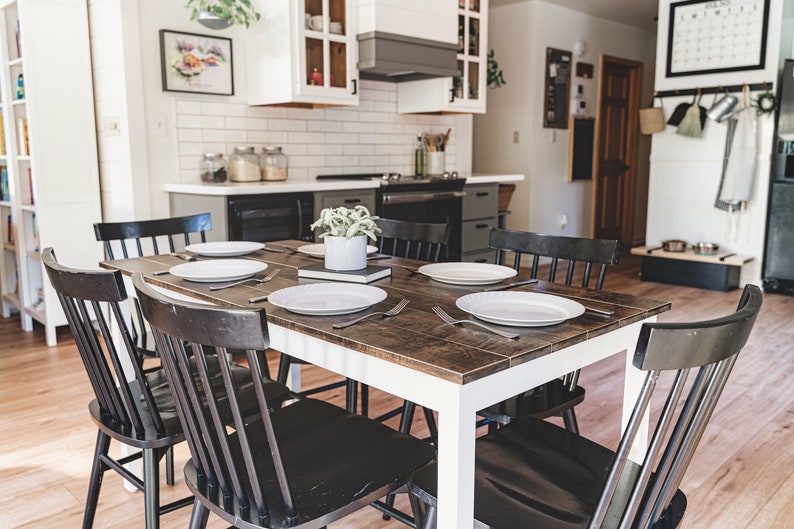 modern farmhouse dining table etsy